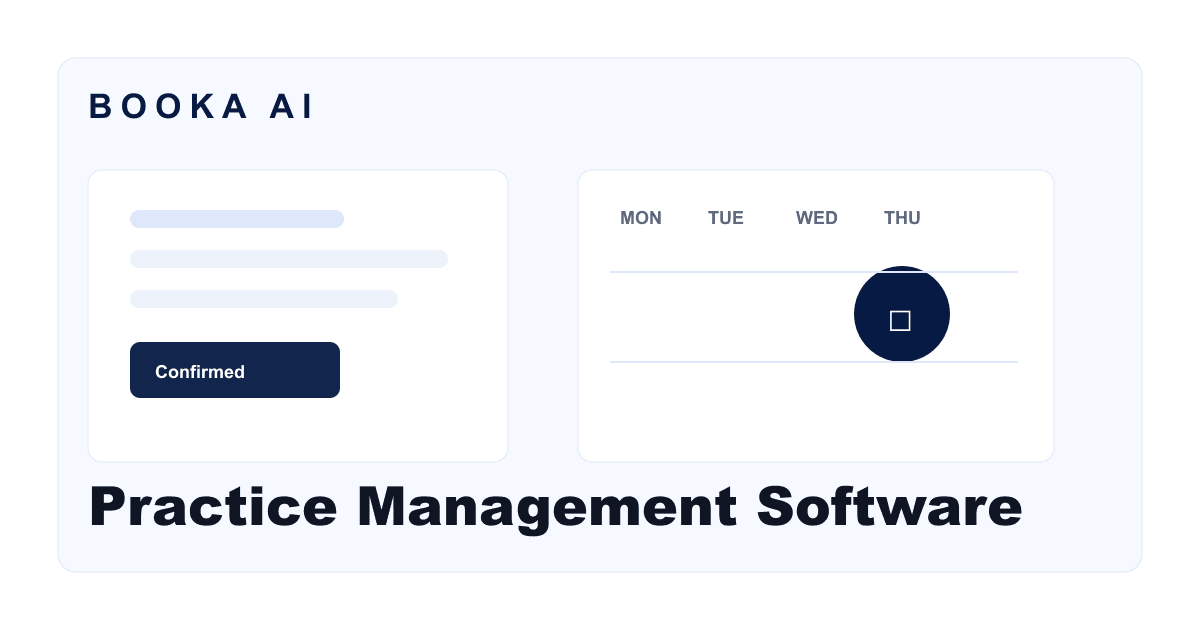 Practice Management Software vs Booking Automation guide cover
