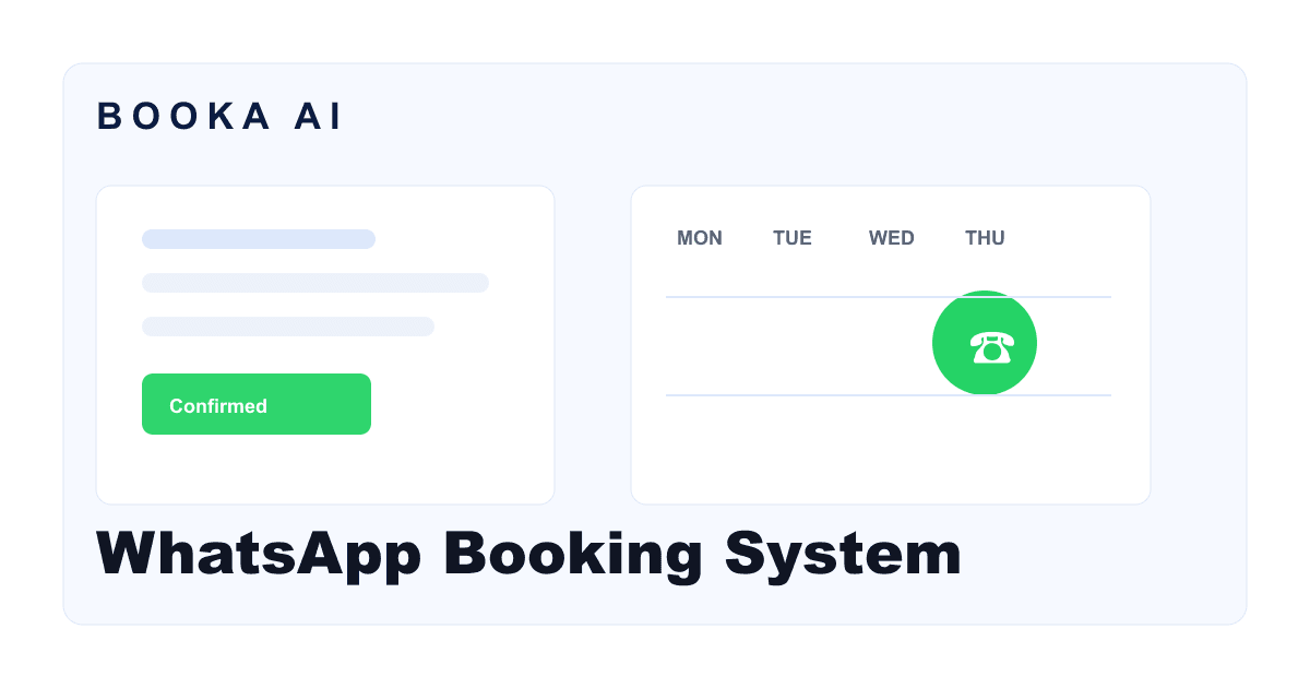 WhatsApp Booking System for Service Businesses guide cover